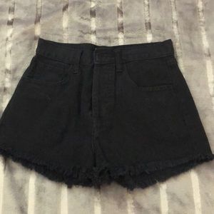 Brandy Melville Black High Rise Shorts